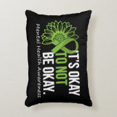 It's Okay to Not Be Okay Awareness Accent Pillow アクセントクッション (正面(垂直))