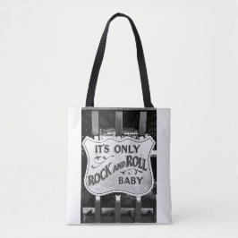"It's Only Rock and Roll Baby" トートバッグ