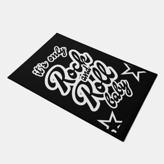 Its Only Rock and roll Baby ドアマット (アングル)