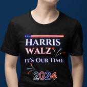 It's Our Time Harris Walz 2024 Tシャツ