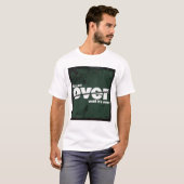 It's Over – ミニマルやる気を起こさせるデザイン Tシャツ (正面フル)
