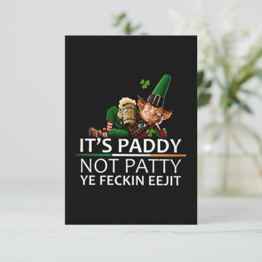 Its paddy not patty ye feckin eejit カード (スタンド正面)