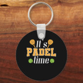 It's Padel Time Tennis Sport キーホルダー (正面)