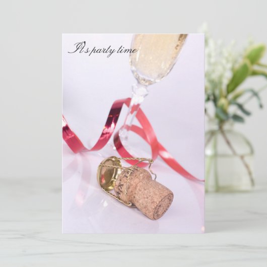 It's party time 招待状 (スタンド正面)