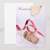 It's party time 招待状 (正面/裏面)