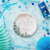 It's Party Time Winter Birthday  ペーパープレート (パーティー)