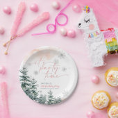 It's Party Time Winter Birthday  ペーパープレート (パーティー)