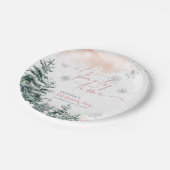 It's Party Time Winter Birthday  ペーパープレート (アングル)