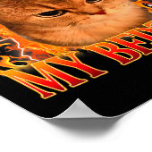 It's Past My Bedtime Funny Cat Meme Animals Humor  ポスター (角)