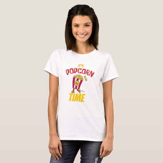 It's Popcorn Time Funny Tシャツ (正面フル)