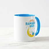 It's Ramadan Bruh Muslim Ramadan Mubarak Eid Men  マグカップ (正面右)