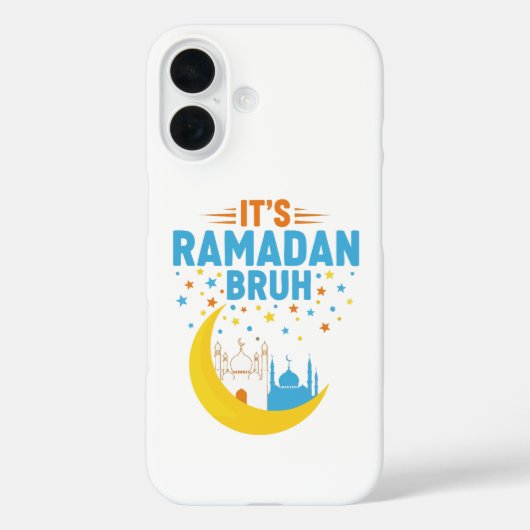 It's Ramadan Bruh Muslim Ramadan Mubarak Eid Men  Case-Mate iPhoneケース (裏面)