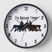 It's Scrum Time Wall Clock 壁時計 (正面)