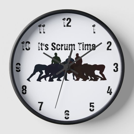 It's Scrum Time Wall Clock 壁時計 (正面)