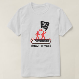 IT'S SHOWTIME! インフルエンサーグレー+レッド ユニセックス メンズ Tシャツ