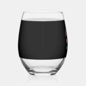 It's Showtime Pumpkin Hat Pumpkin ステムなしワイングラス (右)