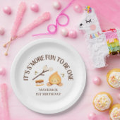 It's S'more Fun to Be One First Birthday ペーパープレート (パーティー)