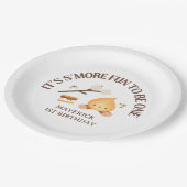 It's S'more Fun to Be One First Birthday ペーパープレート (アングル)