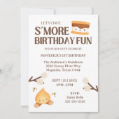 It's S'more Fun to Be One Kids 1st Birthday  招待状 (正面)