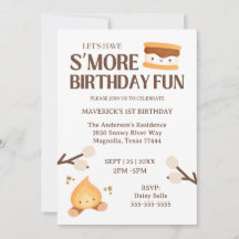 It's S'more Fun to Be One Kids 1st Birthday 