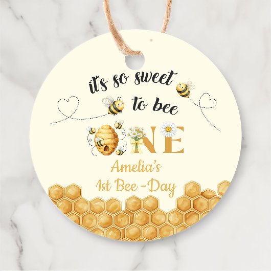 It's So Sweet To Bee 1st Birthday フェイバータグ