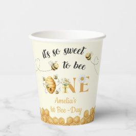 It's So Sweet To Bee 1st Birthday 紙コップ