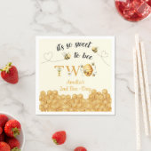 It's So Sweet To Bee 2歳の誕生日 スタンダードカクテルナプキン (インサイチュ)