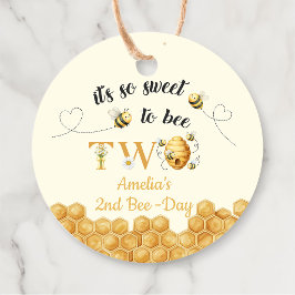 It's So Sweet To Bee 2歳の誕生日 フェイバータグ