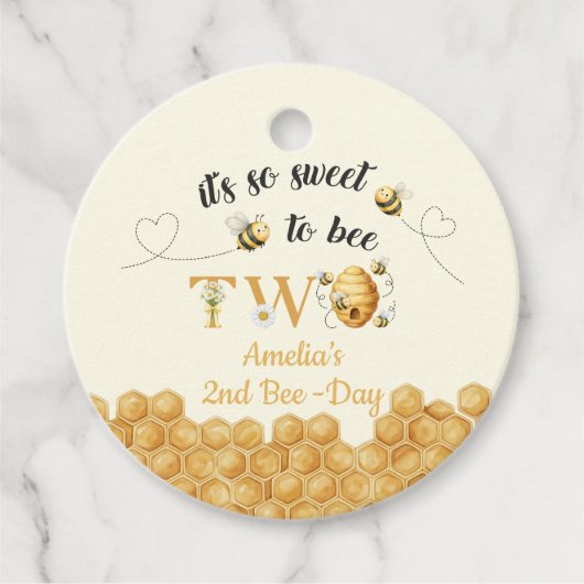 It's So Sweet To Bee 2nd Birthday フェイバータグ (正面)