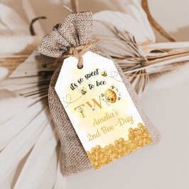 It's So Sweet To Bee 2nd Birthday Gift Tags ギフトタグ