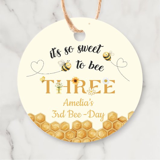 It's So Sweet To Bee 3rd Birthday フェイバータグ