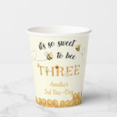 It's So Sweet To Bee 3rd Birthday 紙コップ (裏面)