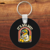 Its Spa Day Wellness Retreat Relax Beauty Home Spa キーホルダー (正面)