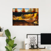 Its sweet doing nothing by John William Waterhouse ポスター (ホームオフィス)