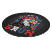 Its The 4th Of July Bruh Bald Eagle Patriotic カッティングボード (角)