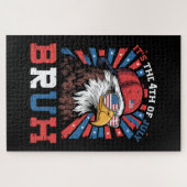 Its The 4th Of July Bruh Bald Eagle Patriotic ジグソーパズル (横)