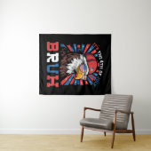 Its The 4th Of July Bruh Bald Eagle Patriotic タペストリー (インサイチュ(横))