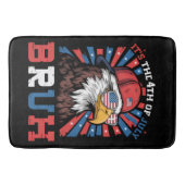 Its The 4th Of July Bruh Bald Eagle Patriotic バスマット (正面)