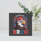 Its The 4th Of July Bruh Bald Eagle Patriotic プログラム (スタンド正面)