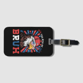 Its The 4th Of July Bruh Bald Eagle Patriotic ラゲッジタグ (正面横)