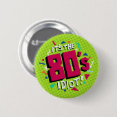 It's the 80's! oingo boingo badge 缶バッジ (正面&裏面)