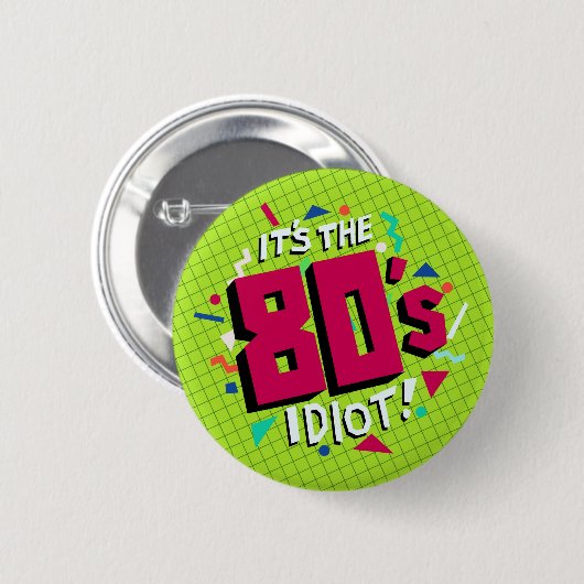 It's the 80's! oingo boingo badge 缶バッジ (正面&裏面)