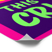 IT'S THE DEMENTIA | Pink | Protest ポスター (角)