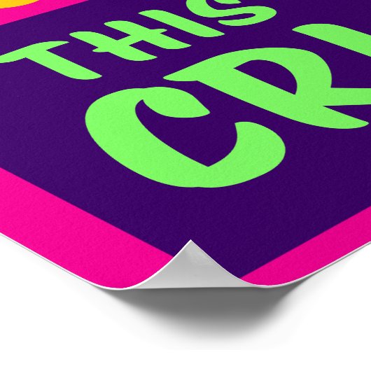 IT'S THE DEMENTIA | Pink | Protest ポスター (角)