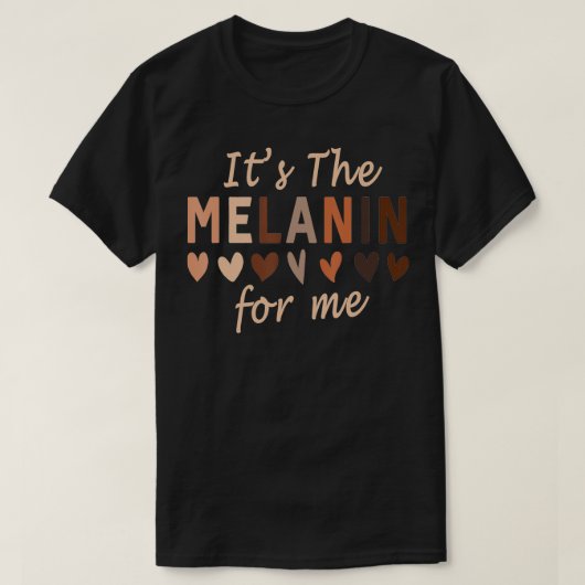Its The Meline For Meブラック・プライド・ブラック・ヒストリM Tシャツ (デザイン正面)