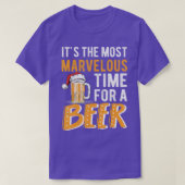 It's The Most Marvelous Time For A Beer Christmas  Tシャツ (デザイン正面)