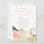 It's The Most Onederful Time of the Year Birthday 招待状 (正面)