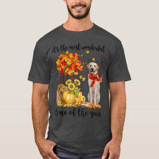 It's The Most Wonderful Autumn Time Labrador Pumpk Tシャツ