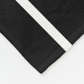 It's The Most Wonderful Time Black & White Holiday フリースブランケット (角)