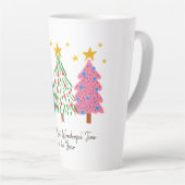 It's The Most Wonderful Time Christmas  カフェラテマグ (右アングル)